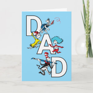 Dr. Seuss   Tag des Vaters Karte