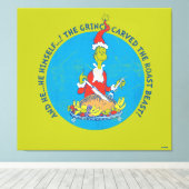 Dr. Seuss | The Grinch | Christmas Roast Beast Leinwanddruck (Insitu (Holzboden))