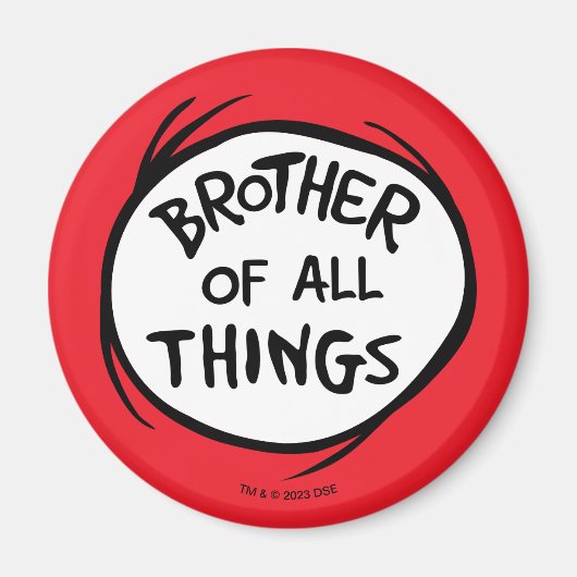 Dr. Seuss Thing 1 Thing 2 - Bruder aller Dinge Magnet (Vorne)