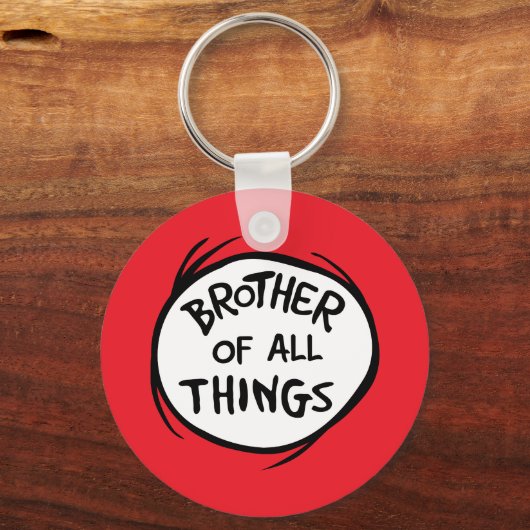 Dr. Seuss Thing 1 Thing 2 - Bruder aller Dinge Schlüsselanhänger (Vorderseite)