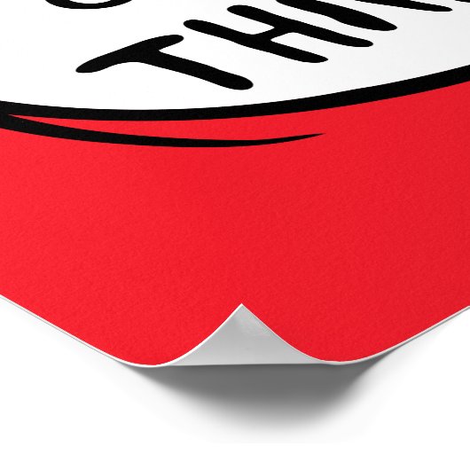 Dr. Seuss Thing 1 Thing 2 - Lehrer aller Dinge Poster (Ecke)