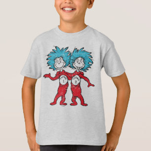 Dr. Seuss Thing 1, Thing 2 Sitze T-Shirt