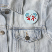 Dr. Seuss Thing 1 und Thing 2 Charakter Button (Beispiel)