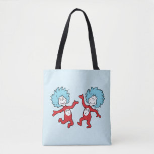 Dr. Seuss Thing 1 und Thing 2 Charakter Tasche