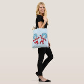 Dr. Seuss Thing 1 und Thing 2 Charakter Tasche (Am Model)