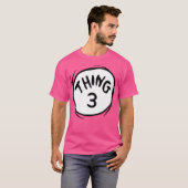 Dr. Seuss Thing 3 Emblem T-Shirt (Vorne ganz)