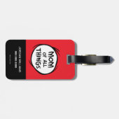 Dr. Seuss Thing Eine Sache Zwei - Mama aller Dinge Gepäckanhänger (Rückseite horizontal)