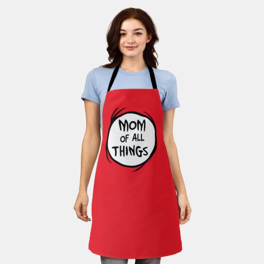 Dr. Seuss Thing Eine Sache Zwei - Mama aller Dinge Schürze (Getragen)