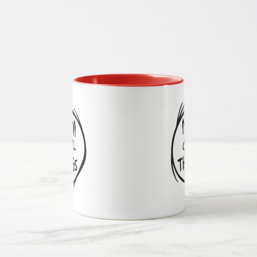 Dr. Seuss Thing Eine Sache Zwei - Mama aller Dinge Tasse (Zentrum)