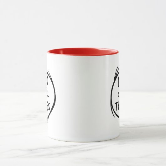 Dr. Seuss Thing Eine Sache Zwei - Vater aller Ding Tasse (Zentrum)