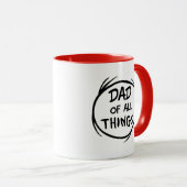 Dr. Seuss Thing Eine Sache Zwei - Vater aller Ding Tasse (VorderseiteRechts)