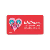 Dr. Seuss Valentine | Das eine ist das Zweite Adressaufkleber (Vorne)