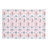 Dr. Seuss Valentine | Die Katze im Hut-Herz-Pat Kissenbezug (Rückseite-Links)