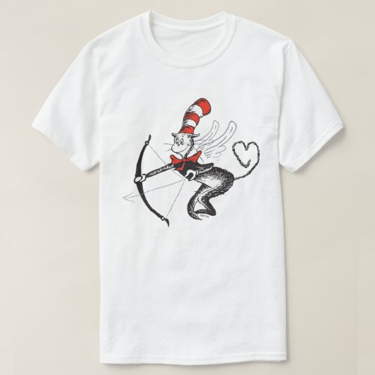 Dr. Seuss Valentine | Die Katze in der Hutschere T-Shirt (Design vorne)