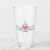 Dr. Seuss Valentine | Ein Fisch zwei Fische Glas (Vorderseite)