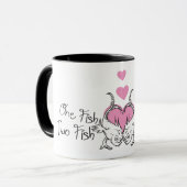 Dr. Seuss Valentine | Ein Fisch zwei Fische Tasse (Vorderseite Links)