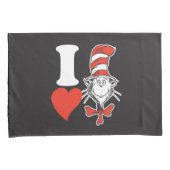 Dr. Seuss Valentine | Ich höre die Katze im Hut Kissenbezug (Vorderseite-Rechts)