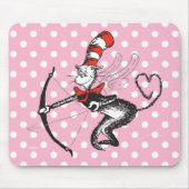 Dr. Seuss Valentine | Katze in der Hutschere Mousepad (Vorne)