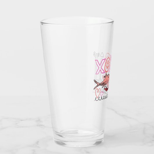 Dr. Seuss Valentine | XOXO Design Glas (Rechts)