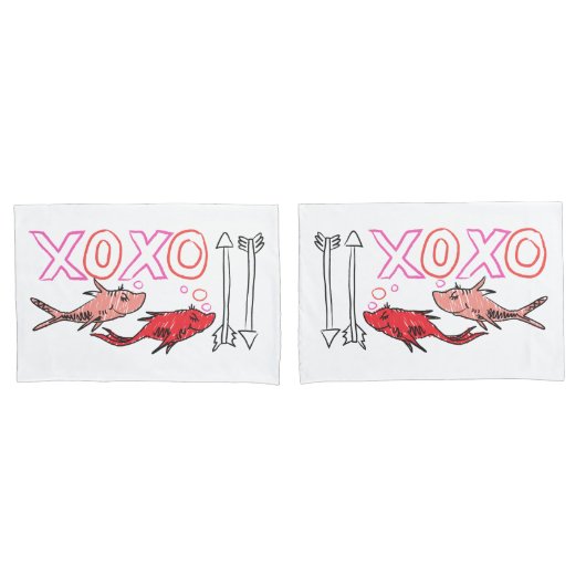 Dr. Seuss Valentine | XOXO Design Kissenbezug (Vorderseite-Set)