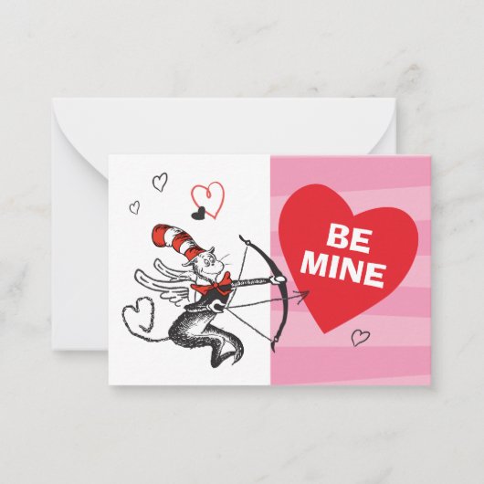 Dr. Seuss Valentine's Day | Be My Valentine Mitteilungskarte (Vorderseite)