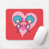 Dr. Seuss Valentinstag | Ding Eins Ding Zwei Mousepad (Mit Mouse)