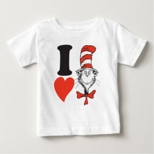 Dr. Seuss Valentinstag   Ich liebe die Katze im Hu Baby T-shirt