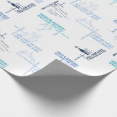 Dr. Seuss | Vatertag Zitatmuster Geschenkpapier (Ecke)