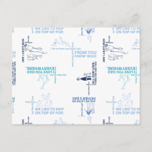 Dr. Seuss   Vatertag Zitatmuster Postkarte