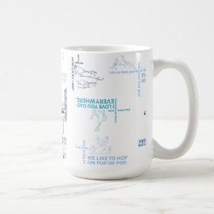 Dr. Seuss Vatertags-Zitatmuster Kaffeetasse