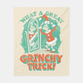 Dr. Seuss | Was für ein großartiger Grinchy Trick! Fleecedecke (Vorderseite)