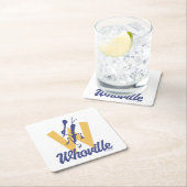 Dr. Seuss | Who-ville-Logo Rechteckiger Pappuntersetzer (Vor Ort)