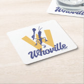 Dr. Seuss | Who-ville-Logo Rechteckiger Pappuntersetzer (angewinkelt)