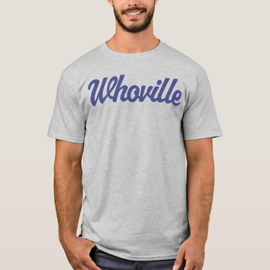 Dr. Seuss | Who-ville Script-Logo-T - Shirt (Vorderseite)