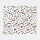 Dr. Seuss Whoville Characters Festive Pattern Fleecedecke (Vorderseite (Horizontal))