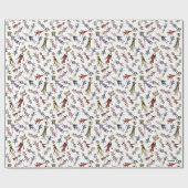 Dr. Seuss Whoville Characters Festive Pattern Geschenkpapier (Flach)