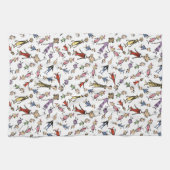 Dr. Seuss Whoville Characters Festive Pattern Geschirrtuch (Horizontal)