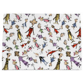 Dr. Seuss Whoville Characters Festive Pattern Große Geschenktüte (Vorderseite)