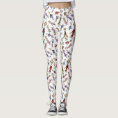 Dr. Seuss Whoville Characters Festive Pattern Leggings (Vorderseite)