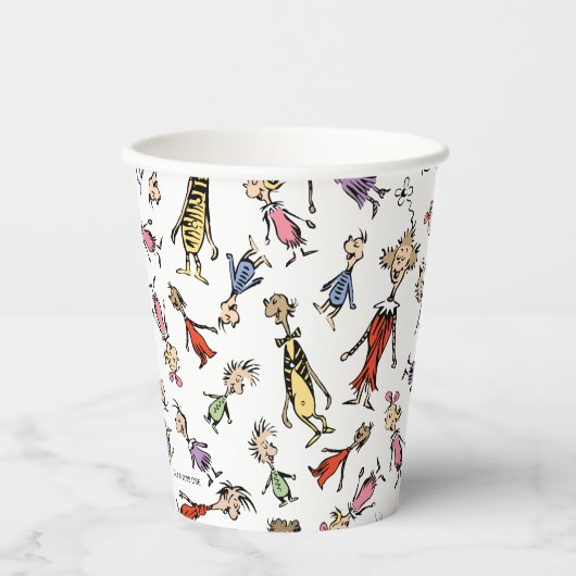 Dr. Seuss Whoville Characters Festive Pattern Pappbecher (Vorderseite)