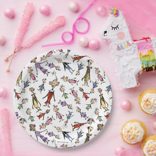Dr. Seuss Whoville Characters Festive Pattern Pappteller (Party)