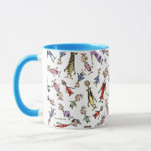 Dr. Seuss Whoville Characters Festive Pattern Tasse (Links)
