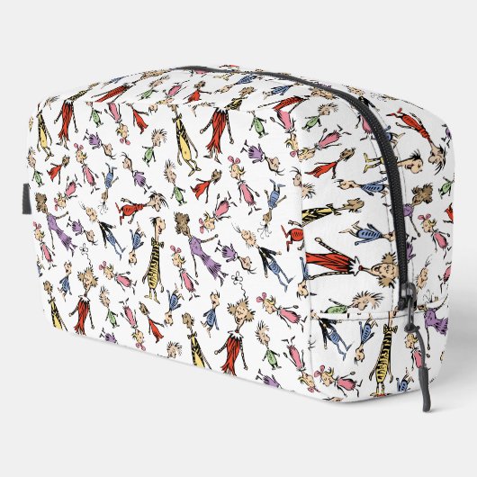 Dr. Seuss Whoville Characters Festive Pattern Waschbeutel (Rechte Ecke)