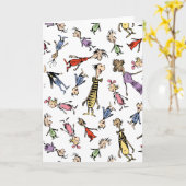 Dr. Seuss Whoville Charaktere Festtagsmuster Karte (Gelbe Blume)