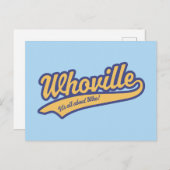 Dr. Seuss | Whoville - Es ist alles über wen! Postkarte (Vorne/Hinten)