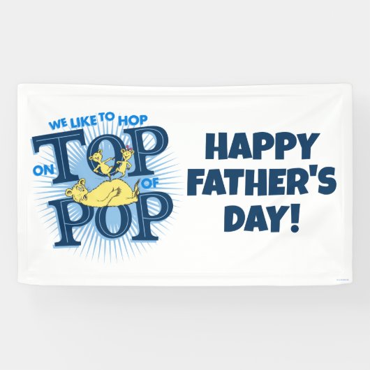 Dr. Seuss | Wir möchten auf Pop klatschen Banner (Horizontal)