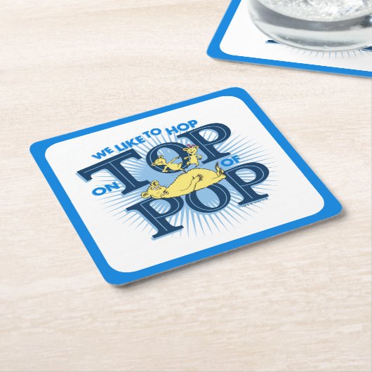 Dr. Seuss | Wir möchten auf Pop klatschen Rechteckiger Pappuntersetzer (angewinkelt)