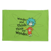 Dr. Seuss | Wonder and Think. Denken Sie nach. Kissenbezug (Rückseite)