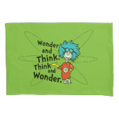 Dr. Seuss | Wonder and Think. Denken Sie nach. Kissenbezug (Vorderseite)