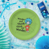 Dr. Seuss | Wonder and Think. Denken Sie nach. Pappteller (Party)